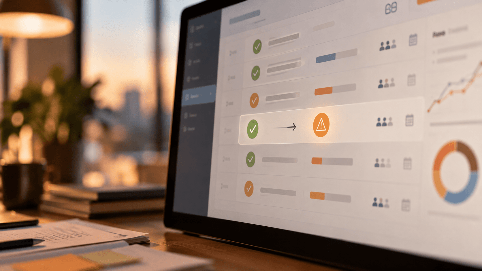 Atelier de cadrage de projet ERP avec tableau blanc de processus